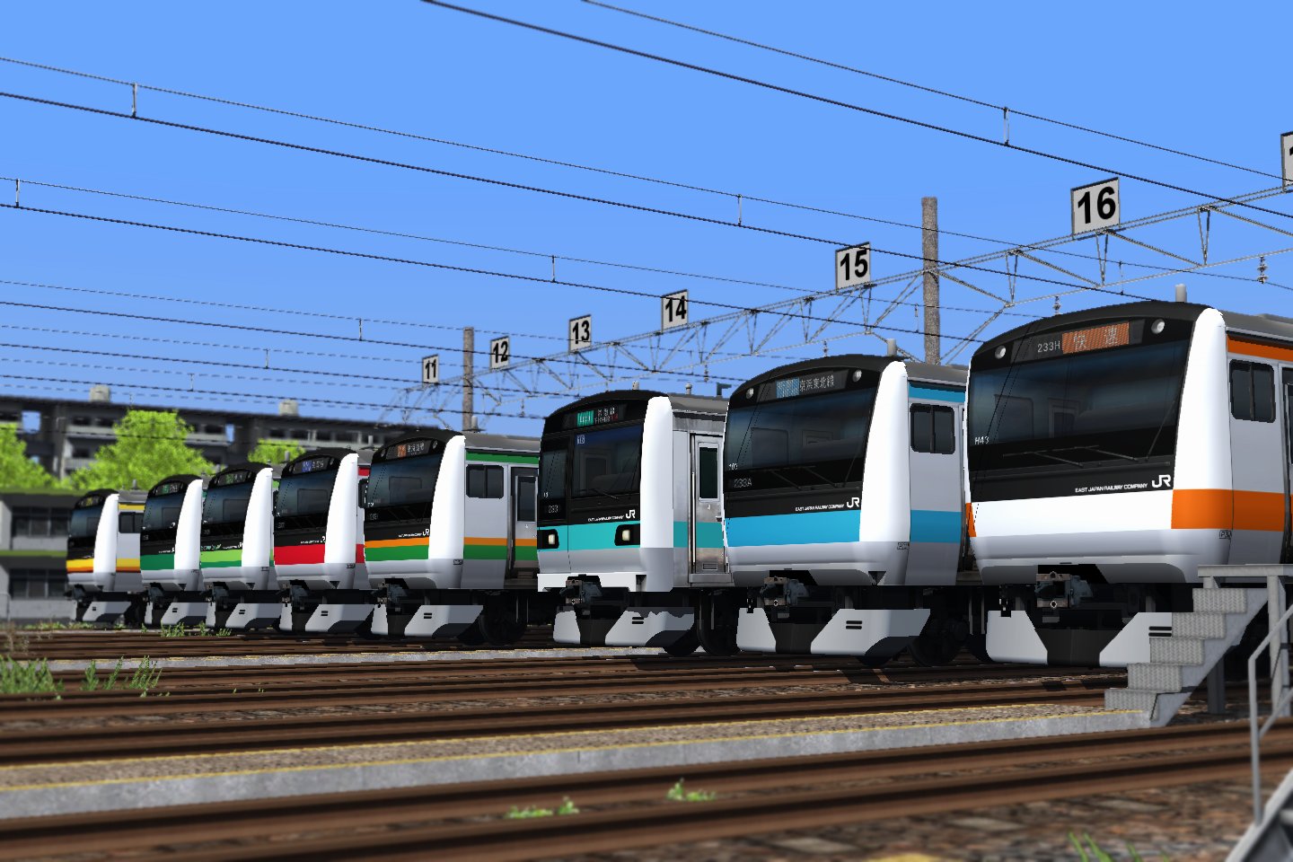 Twitter 上的東運 E233系大集合 Railsim T Co Prz390ca5c Twitter