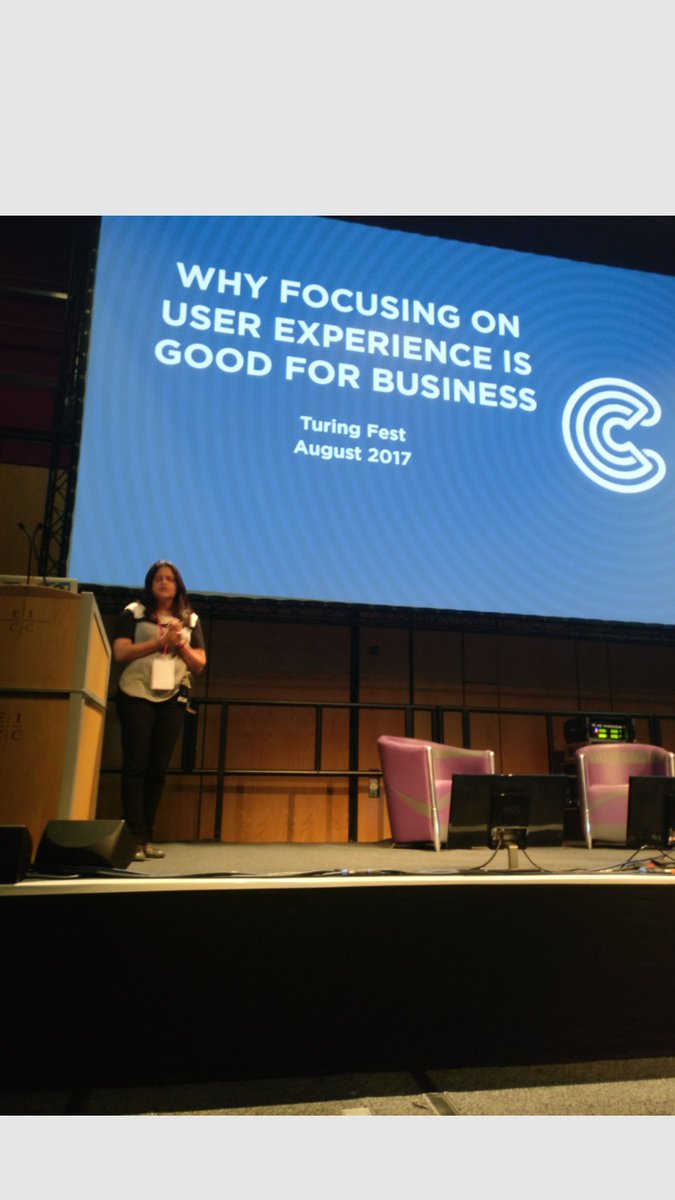 Great talk from <a href="/sitar/">Sitar</a> from Connect Ventures on experiences with CityMapper, Typeform and putting #UX in the DNA of your work #turingfest