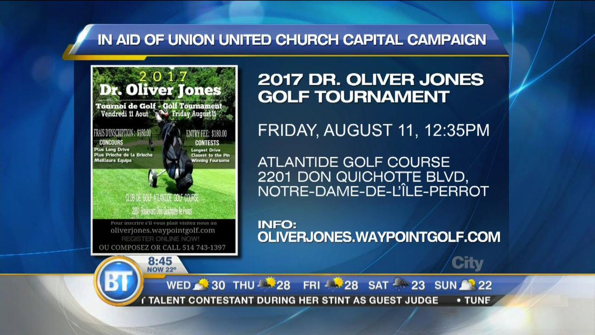 Dr. Oliver Jones Golf Tournament returns https://t.co/k1XNopAtlI