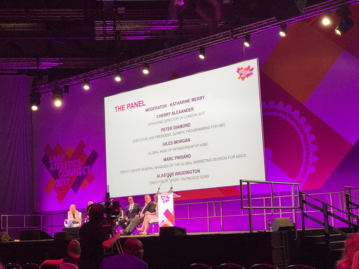 ITNtech's tweet photo. @ITNProductions Alastair Waddington on the panel, Building brands through sport @IAAF #athleticsconnect https://t.co/t2R2zFrbqU