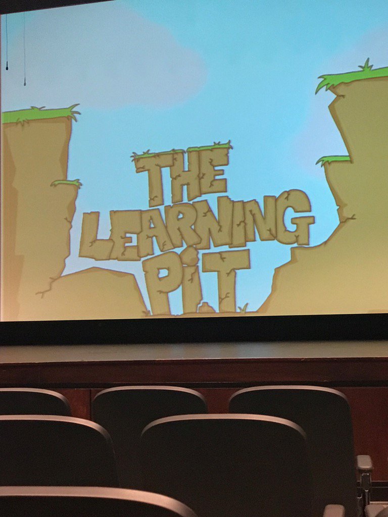 Let your students go in the learning pit but help them learn how to get out w/o giving them the answers.
#engageNISD