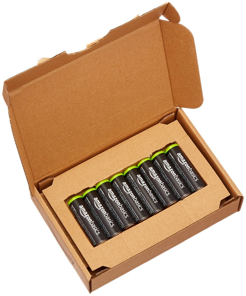 低自己放電技術を採用。Amazonベーシック 充電式ニッケル水素電池 単3形8個パック (最小容量1900mAh、約1000回使用可能) 1,572円 充電した電池を10年間放置しておいても約70％の容量を保持しています。amzn.to/2uYPLBa