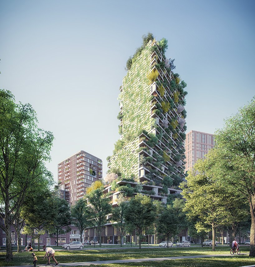 USFS_UFS's tweet photo. Dutch think big and tall for #greeninfrastructure 10,000 tree &amp; shrub tower in Utrecht https://t.co/m7kvWS3pMM https://t.co/2fBtcdf9Yy