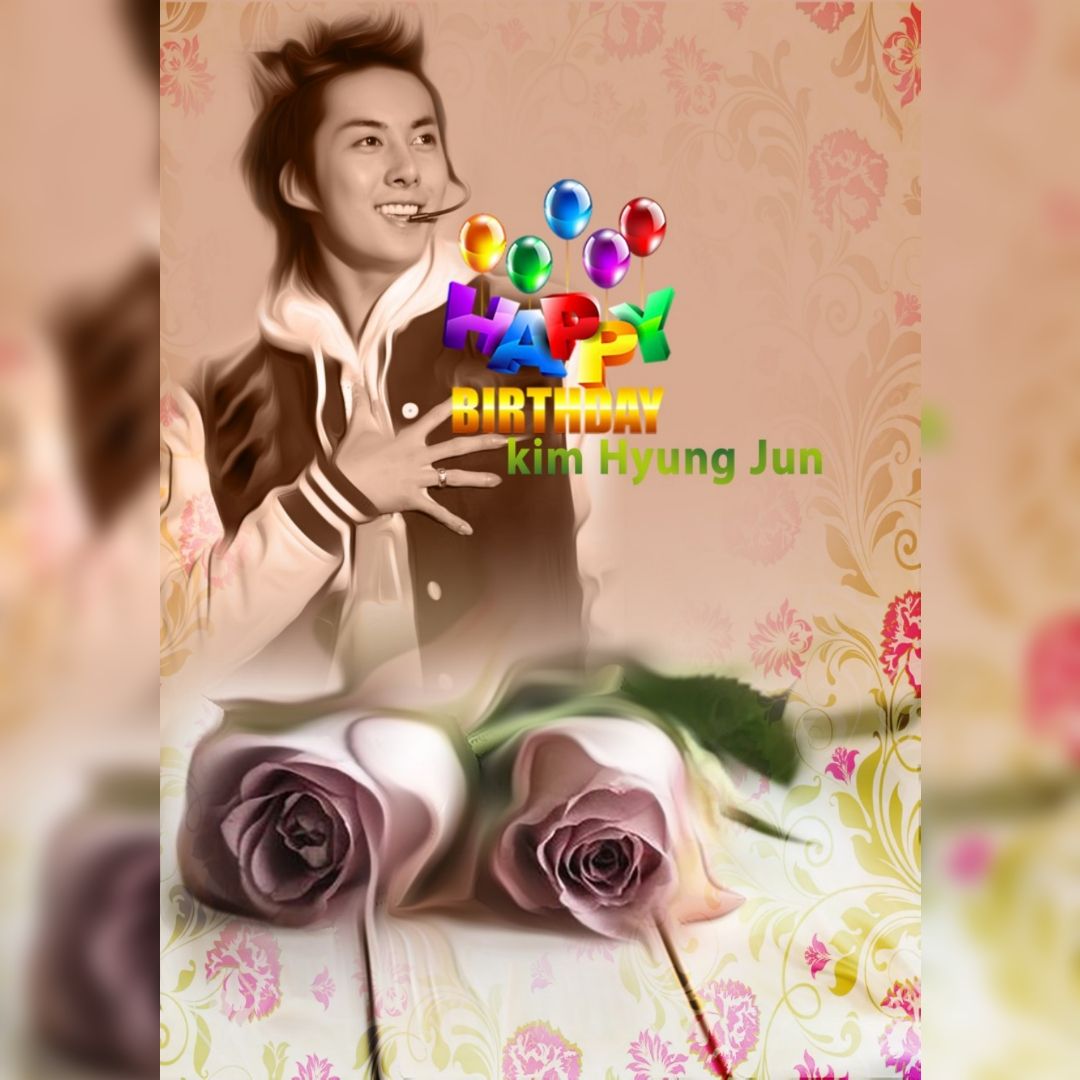 Nana1992R's tweet image. #happyHyungJunDay 
Always SS501 together forever 
🍀💚 #ST01
🌹🎊 #happyBirthdaySS501Maknee