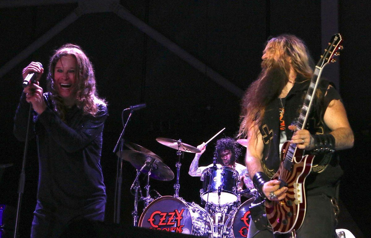 Having a laugh with <a href="/ZakkWyldeBLS/">Zakk Wylde</a> (and Tommy) during the set at @ChiOpenAir Festival last month.

Photo: @MarkWeissguy