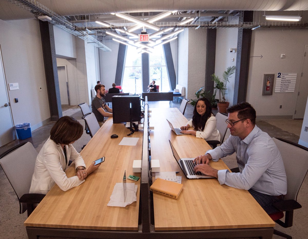 FirstBaseRE's tweet photo. Space Spotlight:@BenjaminsDesk space located at the @PennovationCtr #BDXPennovation . Learn more about this space at https://t.co/qZ5NohZcGk https://t.co/hJTpTz9sxy