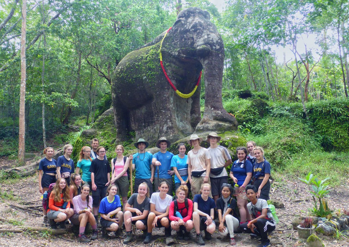 CampCambodia's tweet photo. #TeamMorn have finished their #jungletrek! Here are some of their great photos 🌄 https://t.co/pRRYOWqw50