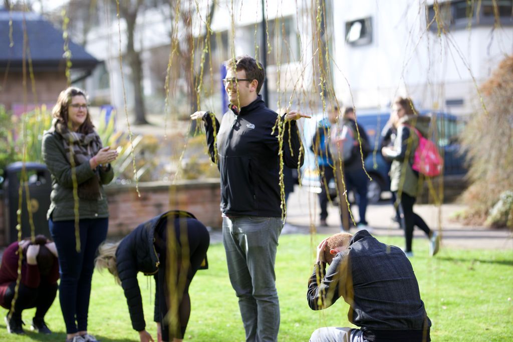 dundeeuni's tweet photo. Thinking of becoming a teacher? Here are some of the activities our education students got up to #nationalplayday #education #uoded #teacher https://t.co/yOpkhxn0ok