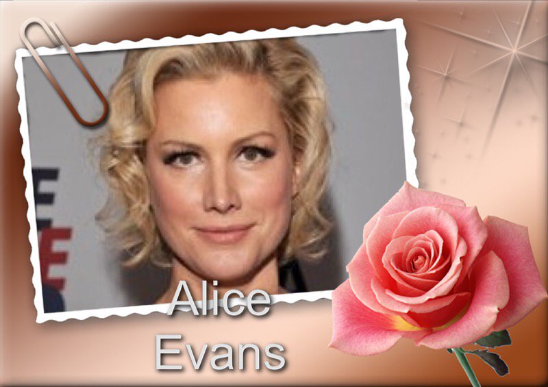 Happy Birthday Alice Evans 
Happy Birthday to you you if it\s your special day  Many Happy Returns xx 