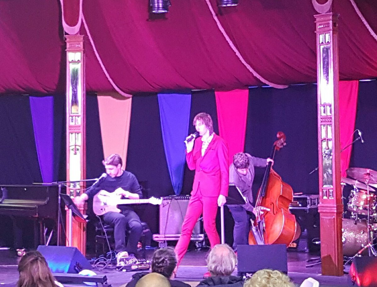loupaley123's tweet photo. Why is @ManJazzFest's Artistic Director #SteveMead in a red suit? Watch this space for more info.... https://t.co/fcdlazyGRP