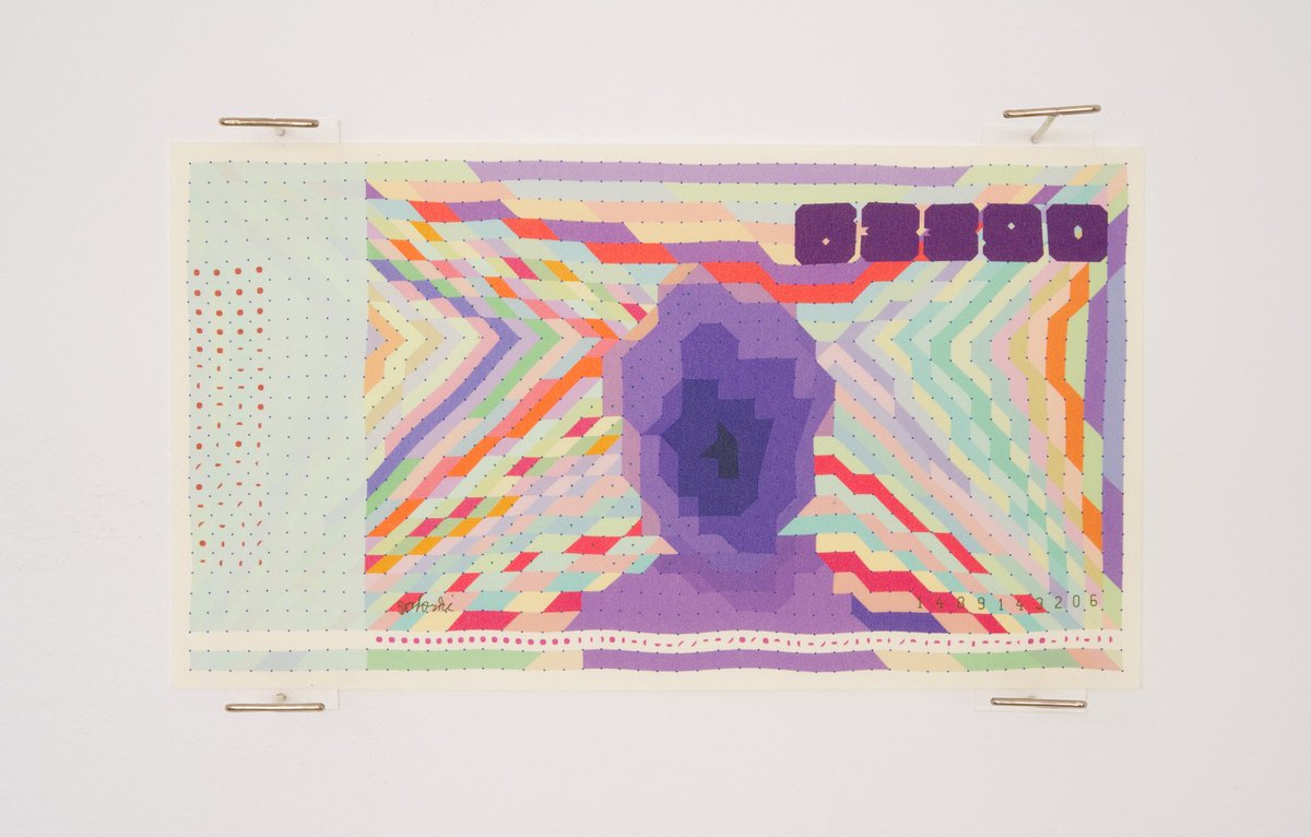 SchulbaumO's tweet photo. Block Bills! This is #blockbeauty! A series of 64 banknotes generated from the #Blockchain https://t.co/WjETsXvWGt via @populate_ https://t.co/yZonkbRQ5w