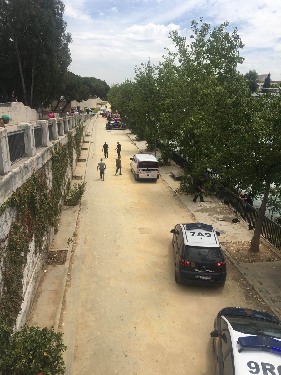 Dos policías nacionales salvan la vida a un hombre que estaba flotando en el río inconsciente
diariodesevilla.es/sevilla/polici…