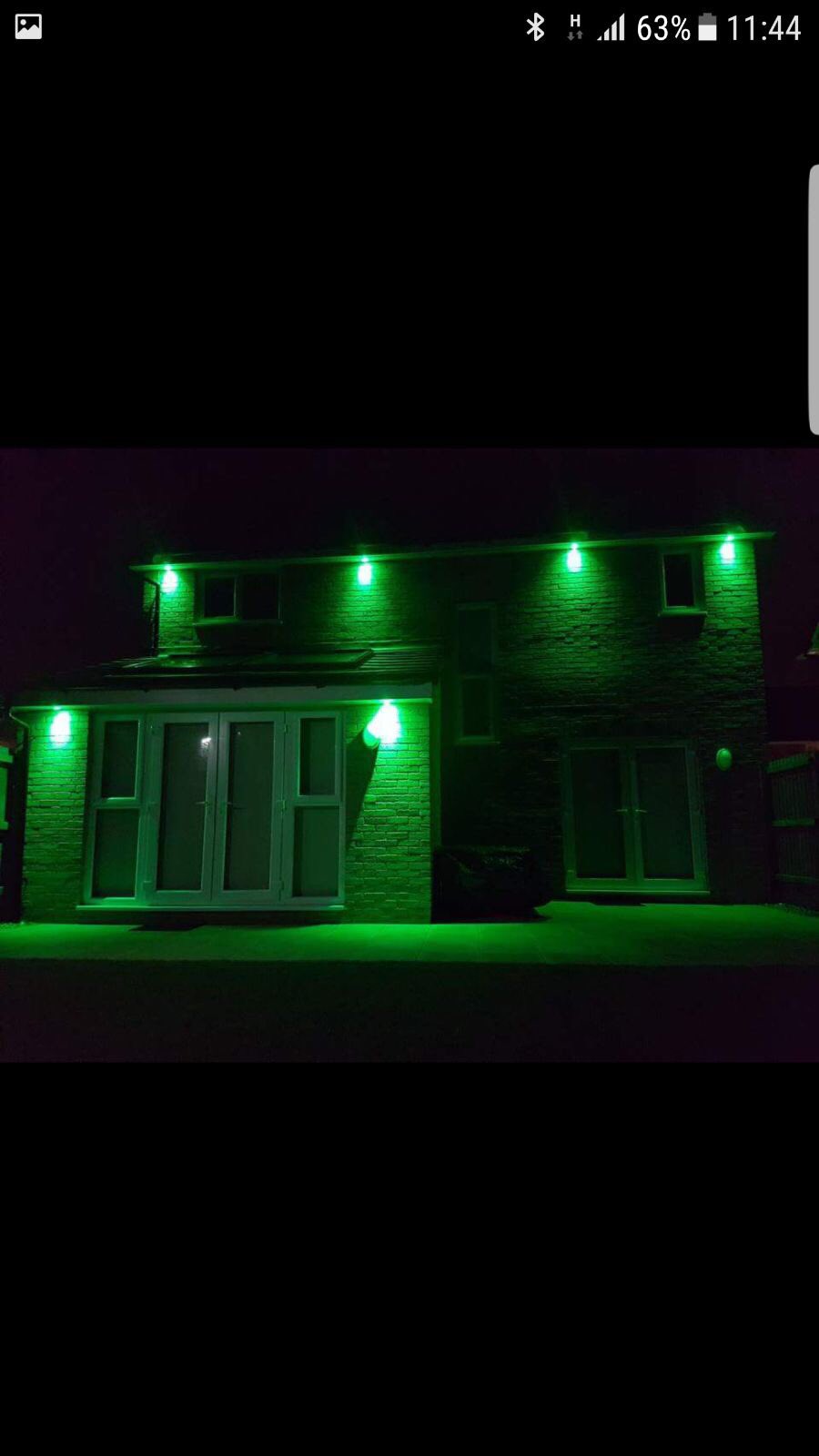 Colour changing on sale soffit lights