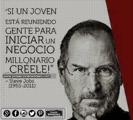 AdminProyecto's tweet photo. No sabemos cual sera el próximo Steve Jobs!

#emprendimiento #emprendedor #NETWORKMARKETING #networking https://t.co/da4ttADGHP