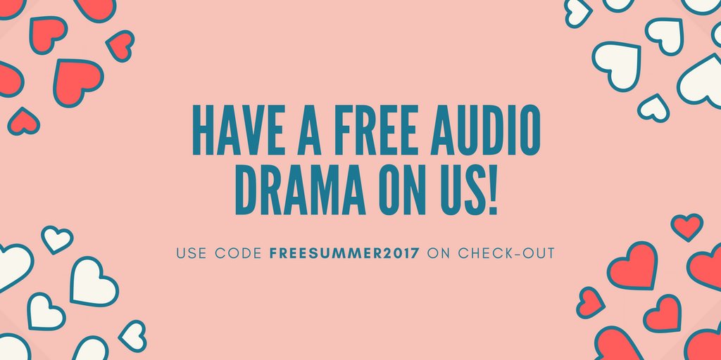 Have a free #audiodrama on us worth £1.49 to celebrate summer... yep, we said summer! 😂🌧️❄️☁️
