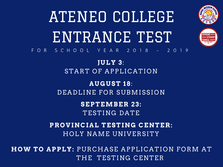 bws_ssc's tweet photo. This is the Boholano's guide to college entrance tests for 2018-2019 👆Laban SHS! https://t.co/xmDqONujYU