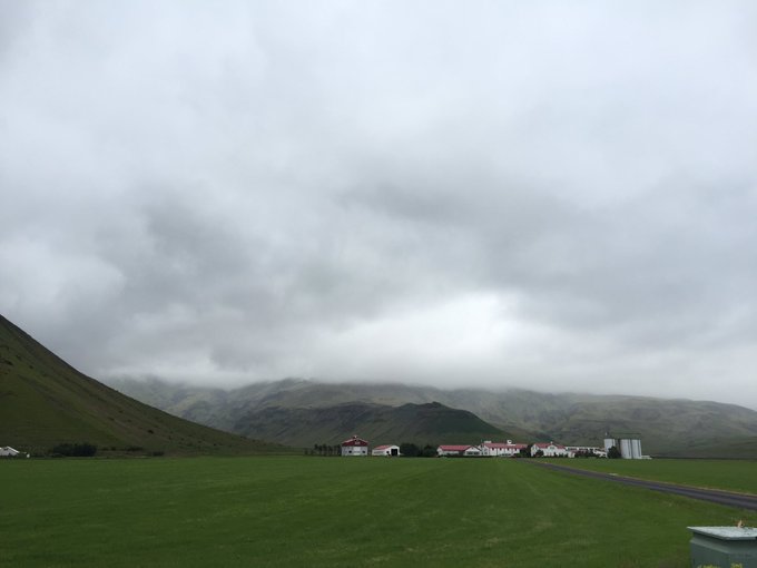 eyjafjallaj&ouml;kull volcano (crater hidden by clouds) https://t.co/fONOasOJfp