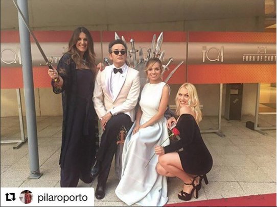 Preciosa <a href="/CarlaLlado/">Carla Lladó</a> luciendo un vestido de nuestra clienta Pilar Oporto. Nos encanta ¿Qué opináis? #youandmemkt #rrpp #pilaroporto