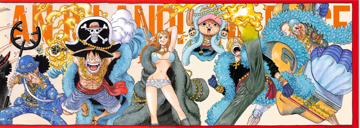 Yonkouproductions One Piece Magazine Colorspread 1 And 2 Stitched Yonkouproductions One Piece Magazine Colorspread 1 And 2 Stitched