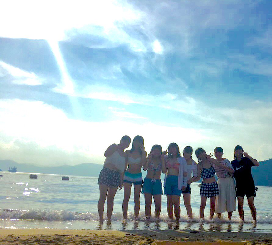 5_miku_6's tweet photo. おじぽで海〜⚓🔱🌊
暑くて汗やばかったけど楽しかった💓✨みんな、笑顔で可愛いな〜って思った♥♥♥次はなつめもりさこもかいちゃんもあさひもみんなで海入ろうね！！！！もう1回言うけど楽しかった！ https://t.co/3SvfC7HFhS