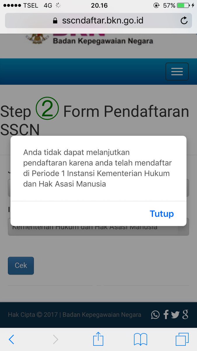 #TanyaBkn min Knpa bgni setelah saya isi step 2 ??? <a href="/cpnskumham2017/">cpnskumham2017</a>