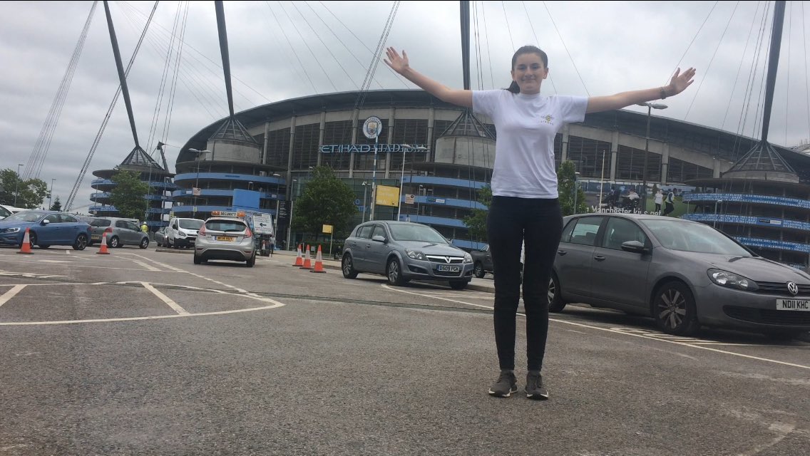 StuntPegg's tweet image. WE DID IT @ManCity 58 clubs in 58 hrs for the Manchester victims. Finishing at the club that represents #Manchester justgiving.com/fundraising/st…