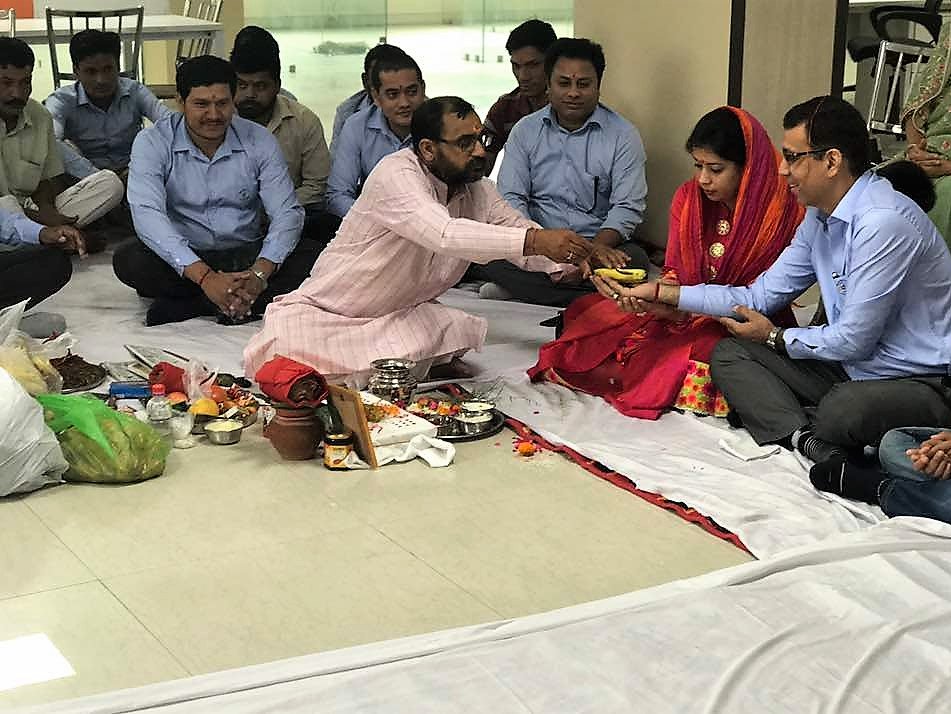 pds_in's tweet photo. New Office - We have moved.
Bigger better place for efficient operations.
.
.
The pooja ceremony at the new Corporate Office in Gurgaon. https://t.co/sGWg5mVvdg