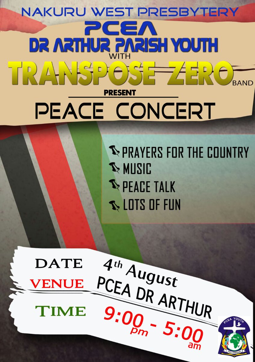 Flozie_Teekay's tweet photo. I'm looking forward to Friday, #TransposeBand @sannykenya @kennjal @KeyngsYouniece @PCEABethsaida let's meet and worship together
God bless https://t.co/20TYa1S97y