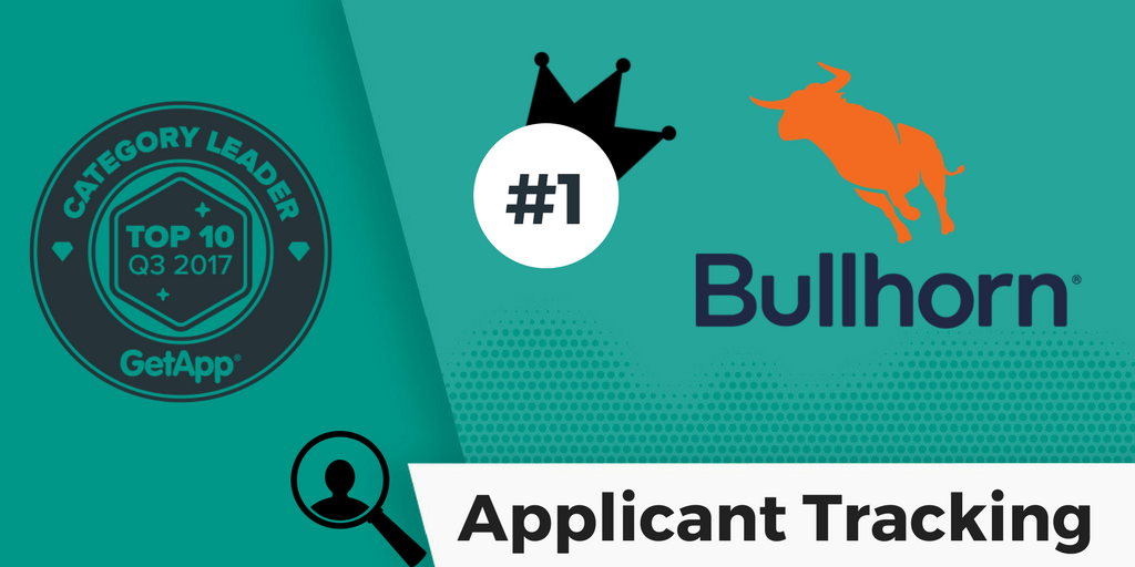 GetApp_HR's tweet photo. Scoring 78/100 on #GetRank, @Bullhorn is the #champion in the #ApplicantTracking solution battle in Q3 2017. https://t.co/pOxqPlrRTS https://t.co/Ei2UEISGGY