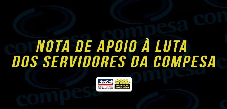 Sinpol_pe's tweet photo. O SINPOL manifesta seu apoio  à luta dos trabalhadores da COMPESA.  #SinpolPe Nota de apoio >>> https://t.co/6c9xoPOtZR https://t.co/ecLd7BZboS