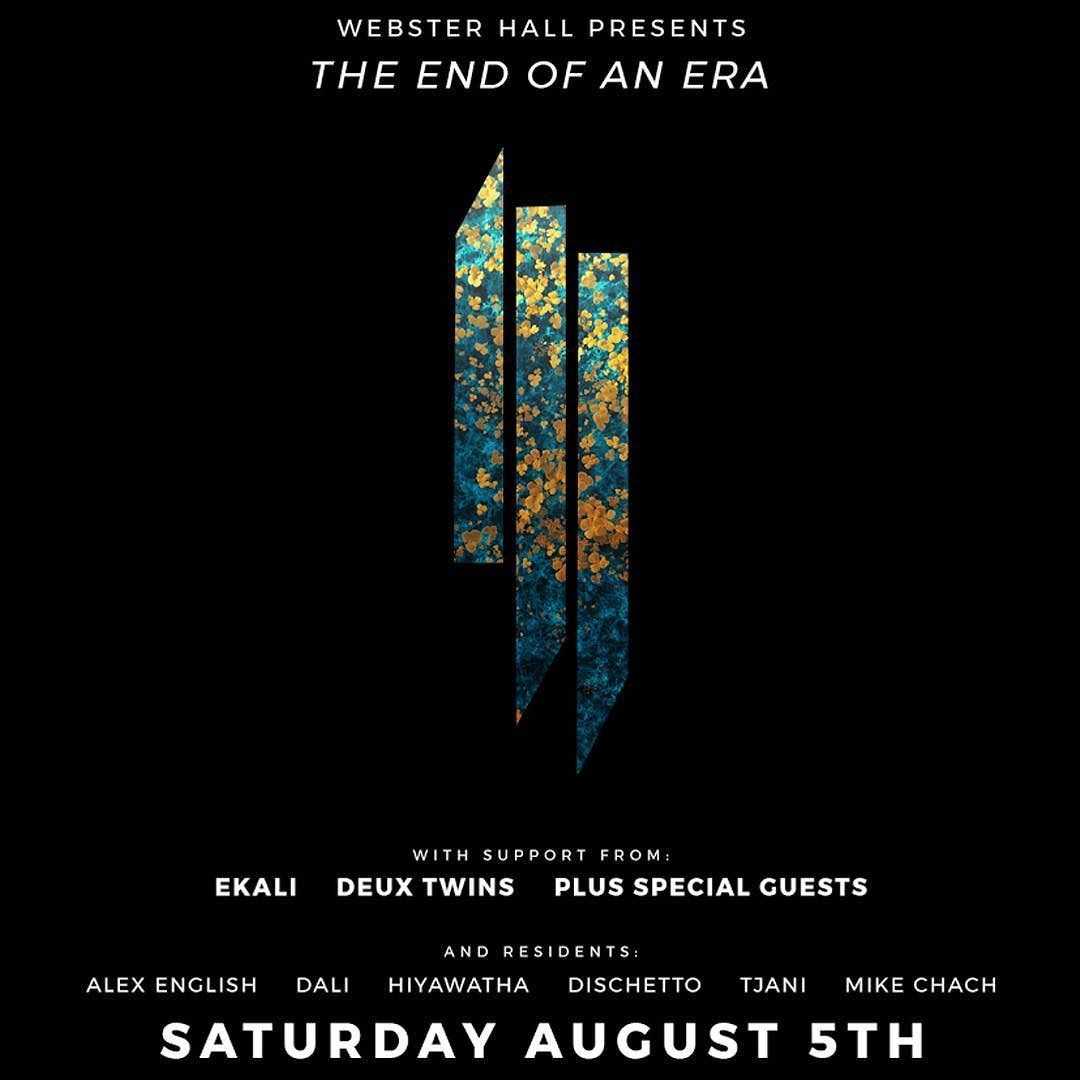 The End of an Era: @skrillex , @ekalimusic , @deuxtwins Plus Special Guests!⠀ .⠀ Plus Webst… buff.ly/2f6mm4b