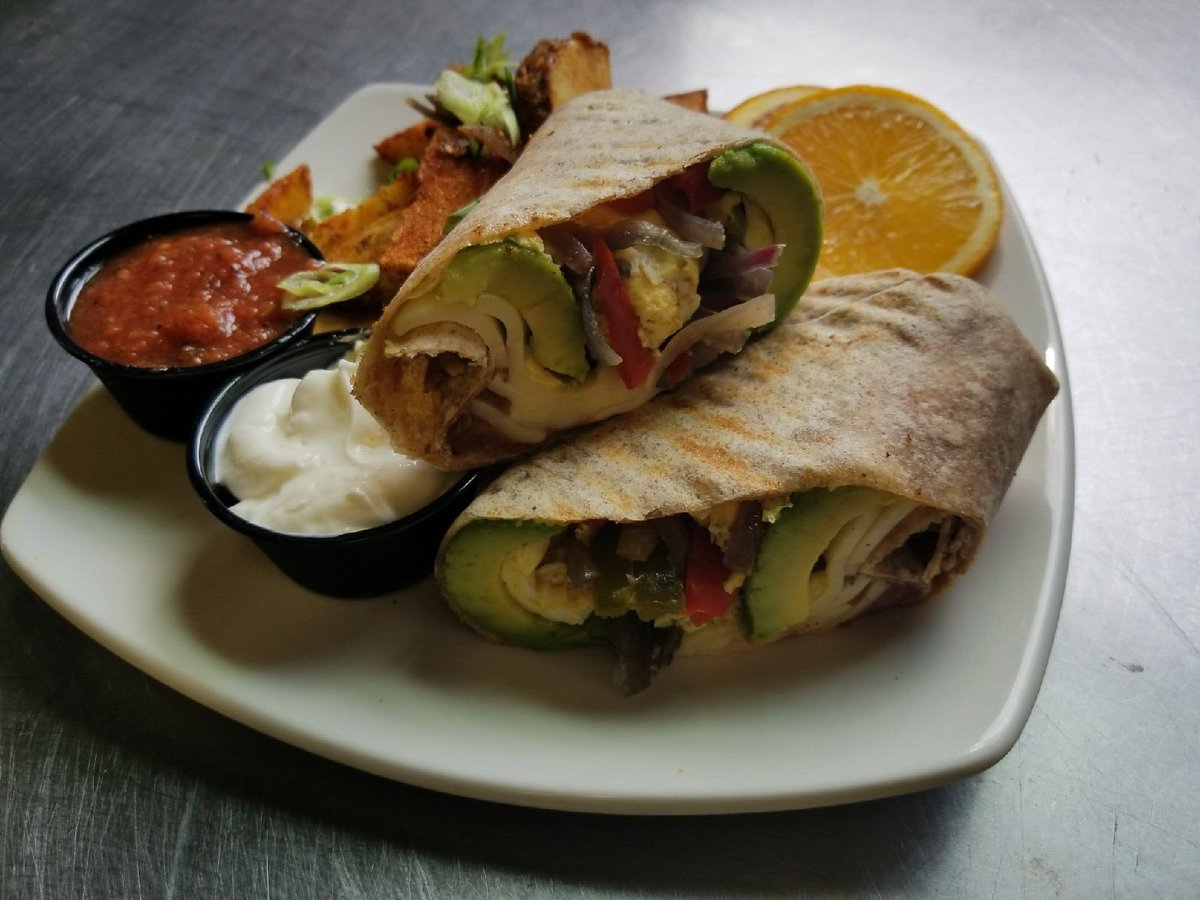 Perfect weather to enjoy a Breakfast wrap !