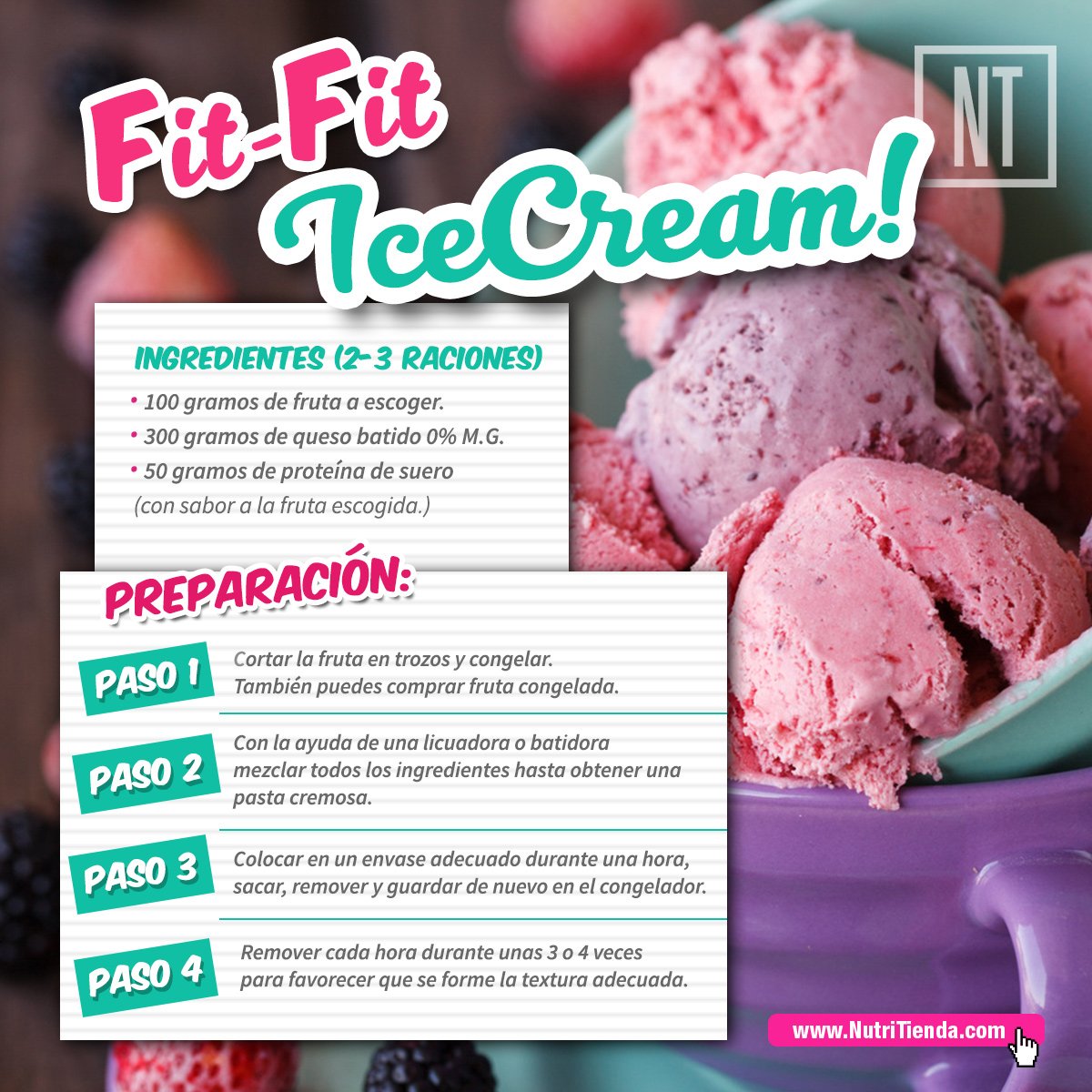NutriTienda's tweet photo. ¡HELADO FITNESS! 🍦
Superhelado alto en proteínas y sin azúcar añadido, ideal para combatir el calor y refrescarse. https://t.co/owVQpxw0qb