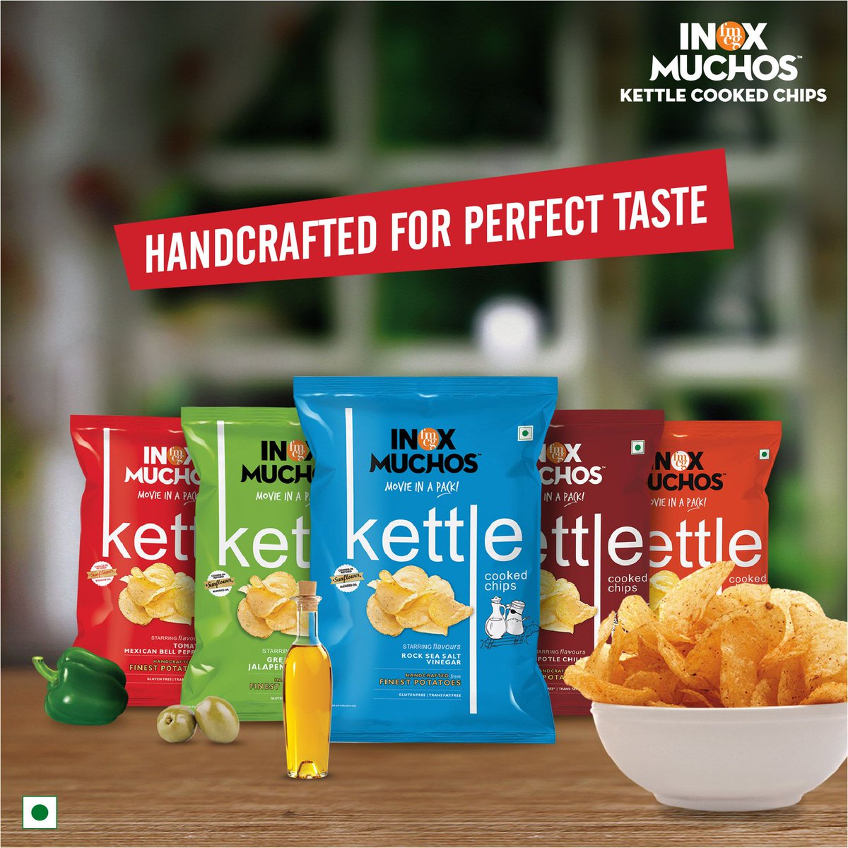 Give in to the temptation and discover the exotic new flavours of Inox Muchos Kettle Cooked Chips! 
#InoxMuchos