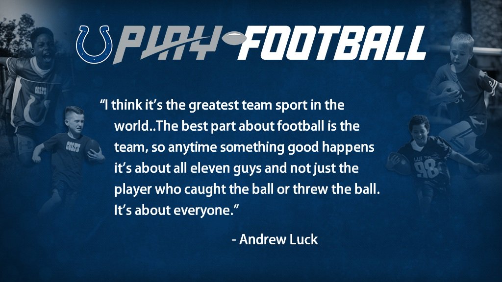 ColtsYouthFB's tweet photo. August is Play Football Month, let's celebrate! Share why you play #WhyIPlayWednesday #LetsPlayFootball
@Colts @NFLPlayFootball @ALBookClub https://t.co/XPkDRZXpJc
