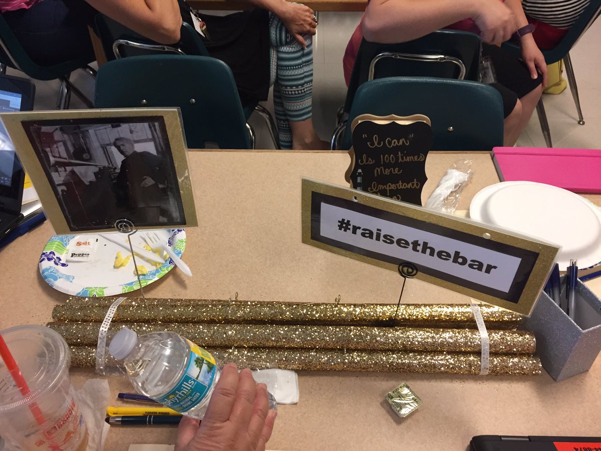 OdalysPritchard's tweet photo. @HCPSLanier is raising the bar in 2017! So much energy with teachers today! @HCPSArea1 #HCPSB2S #RaiseTheBar https://t.co/JDVERxB8U8