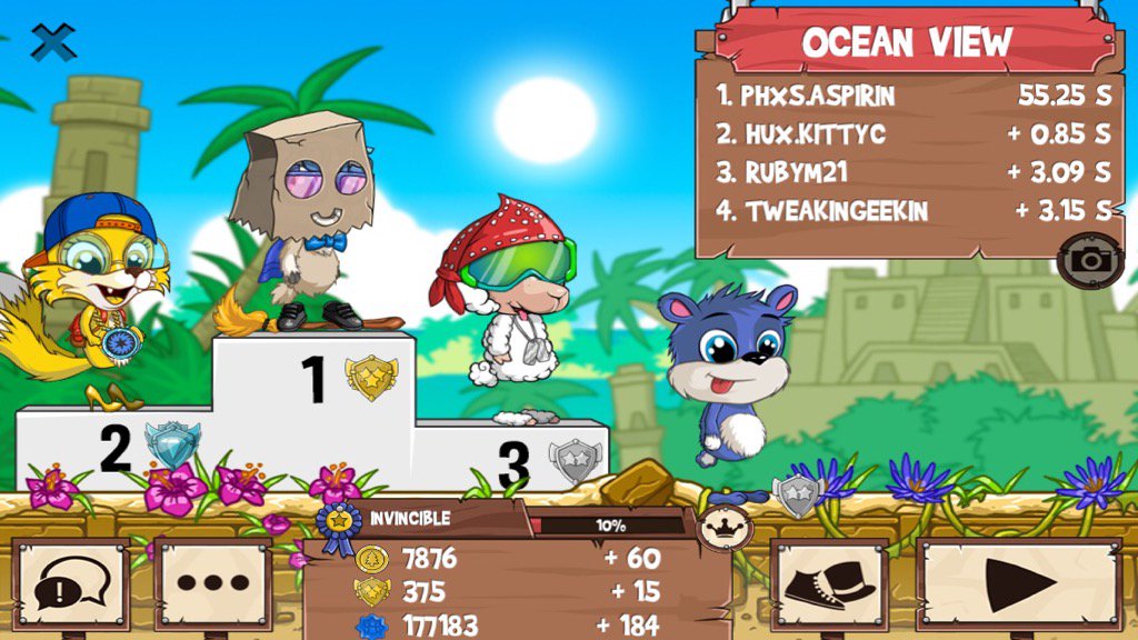 nunyabeeznesss's tweet photo. I just beat a golden fox! #funrun2 #Kittyc #Rubym21 #TweakinGeekin https://t.co/DTFC32VsRL