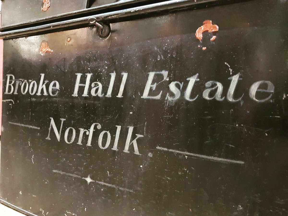 HoltAntiquesLtd's tweet photo. Keep a look out for this fine #19thcentury #english #antique #tin #deedbox from Brooke Hall Estate #norfolk going on website later this week https://t.co/npXKQKH9J7