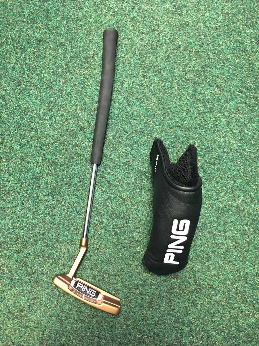 alexwhitegolf's tweet photo. Massive thanks to @buckolpr @PINGTourEurope for sending this fantastic mini #Anser2 putter for Charlie #AWG #BabysFirstAnser @ForemostGRIP https://t.co/TEUzTrTnnJ