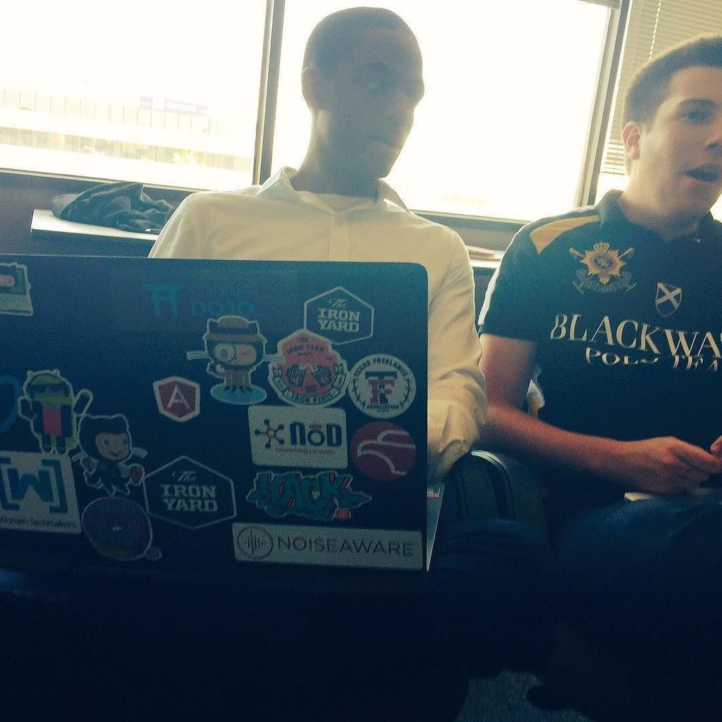 nodDFW's tweet photo. Laptop stickers #StartupWeekendDFW https://t.co/ZCxAF9NyJG https://t.co/UBAI3gm05w