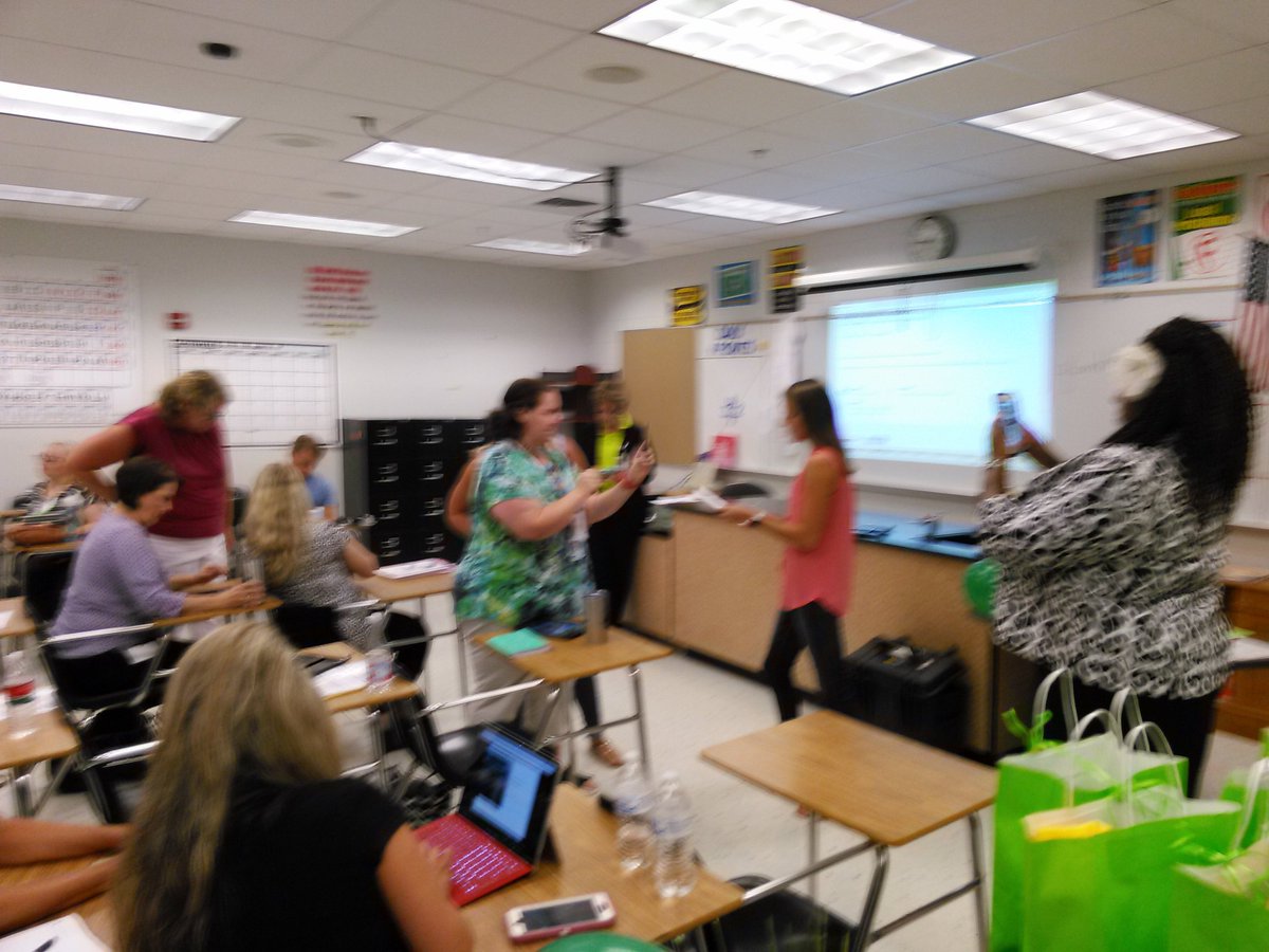 JlwestII's tweet photo. Teacher's getting to know each other #wearefamily https://t.co/7GLLNwby1Y