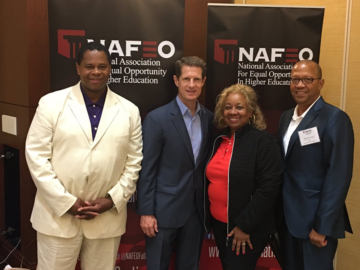 _NAFEO's tweet photo. @urbangolfer1 @MyFutureMyGame @Womenofcolorglf @DarrellCrall @PGA Thanks for supporting us! #PPSLDI #TheVoiceForBlacksInHigherEd https://t.co/7YLGIfdPWX