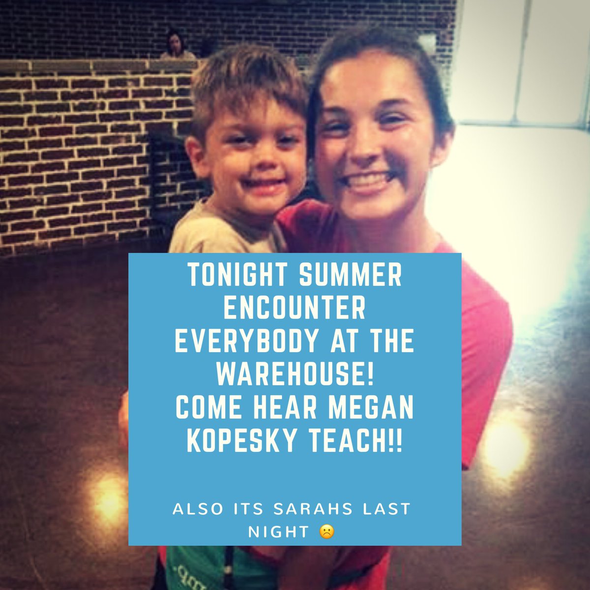 cfbc_jvstudents's tweet photo. Come one, come all and bring your friends to #summerencounter tonight at the Warehouse 6:30 @megmegkopesky will be teaching! #cfbcjvstudents https://t.co/PrR5QnGXea