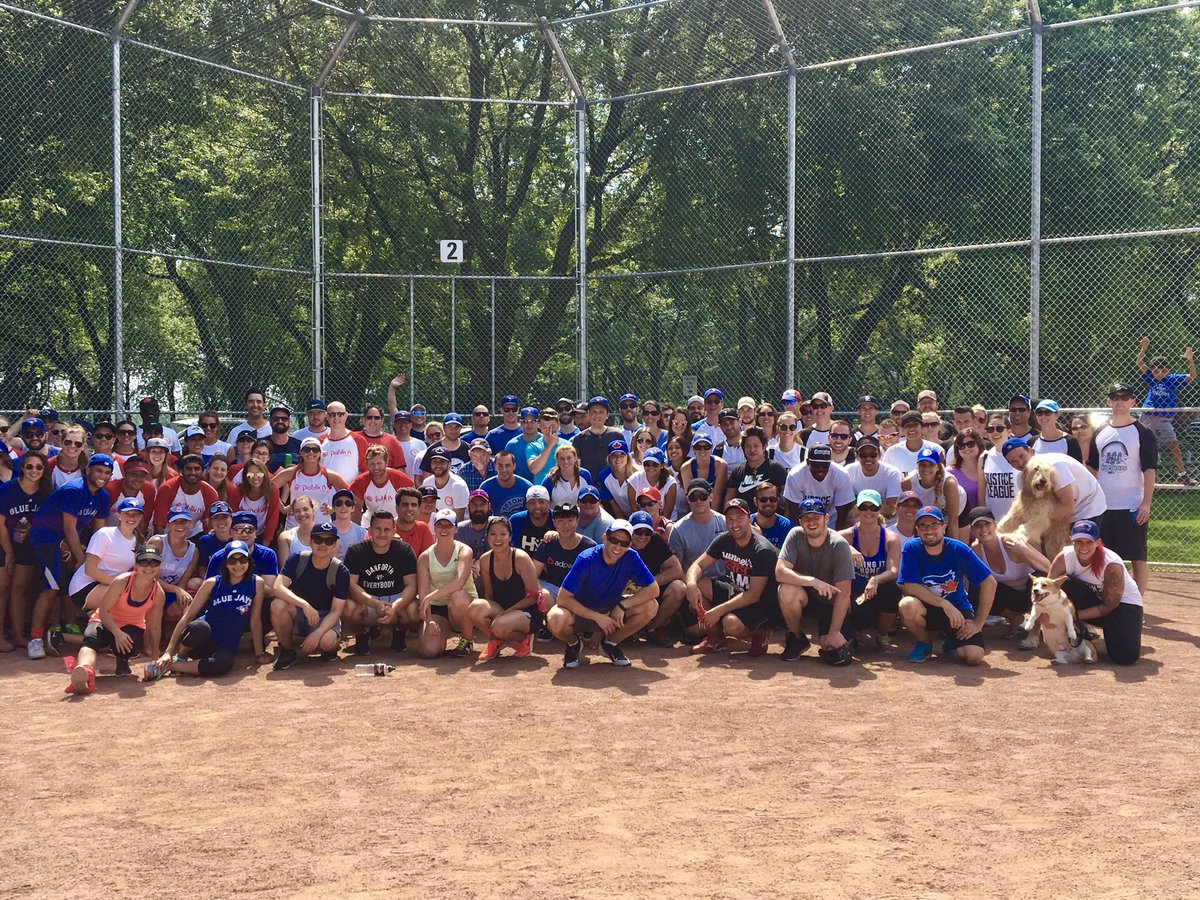 JaysCare's tweet photo. The inaugural @Rogers Baseball Classic raised over $5,000 in support of our Rookie League program! #LetsRise 👏 https://t.co/nsTrWGaAls