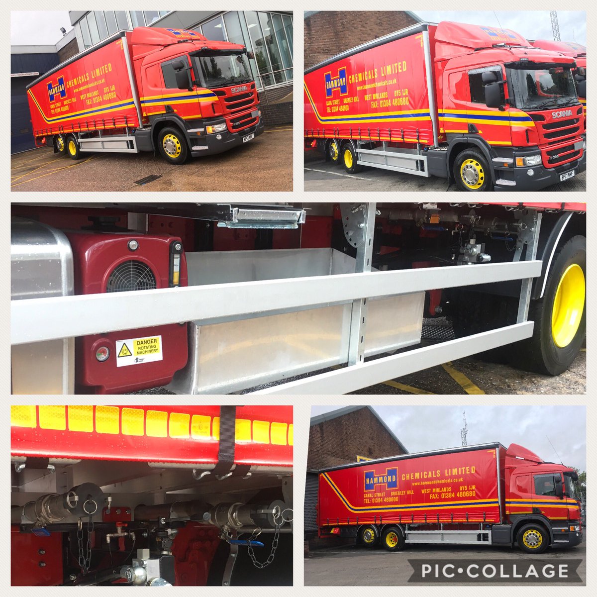 TonyBiddlestone's tweet photo. A nice P320 into Brierley Hill based Hammond Chemicals  @KeltruckLtd @ScaniaGroup @ScaniaUK thanks to @fsandsons @freemo69 @GardnerDenverUK https://t.co/vUOOpoejZD