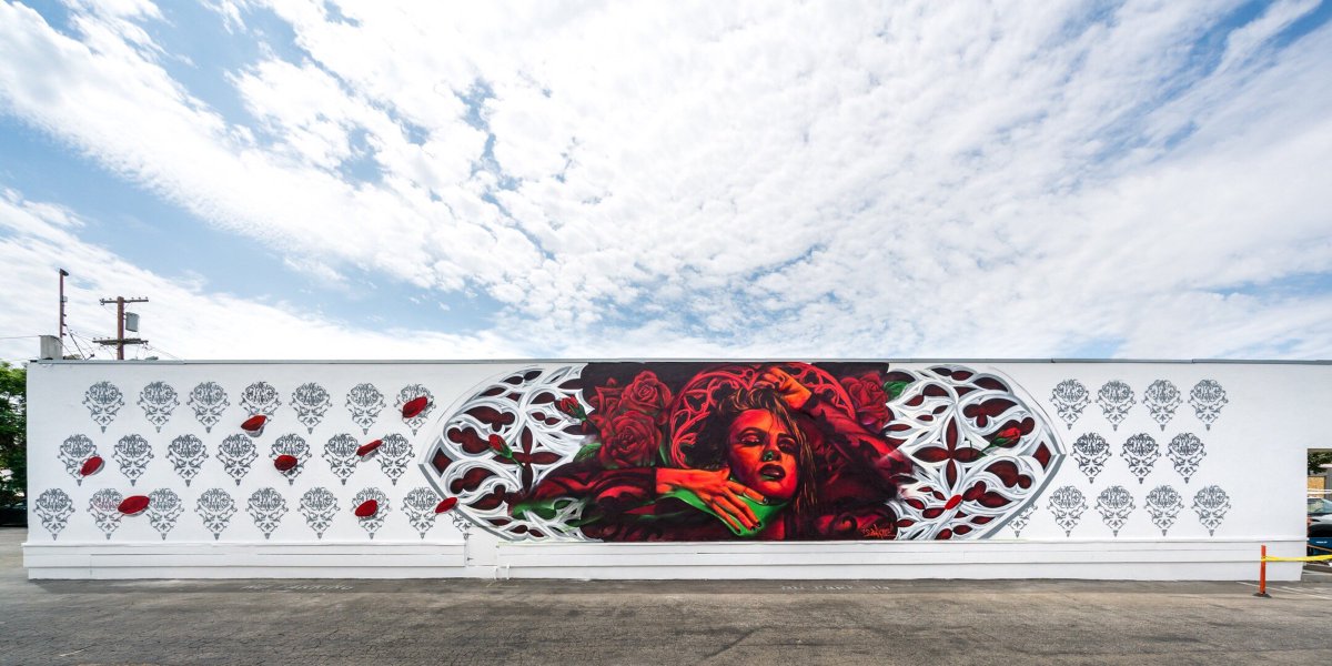 dcwallsfestival's tweet photo. New #mural in #LongBeach, CA for @powwowlongbeach'17 by @ezra_one. • Pic = @bshigeta • @powwowworldwide #PWLB17 https://t.co/kG5zt9b4bs