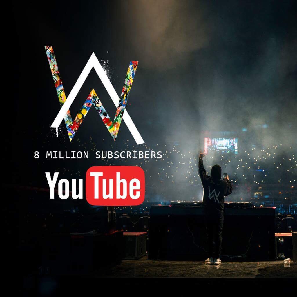 IAmAlanWalker's tweet photo. 8 MILLION @YouTube 🎉 Speechless.. THANK YOU! 🙏🏼🙏🏼🙏🏼 #WalkersJoin https://t.co/XDPg52wUma