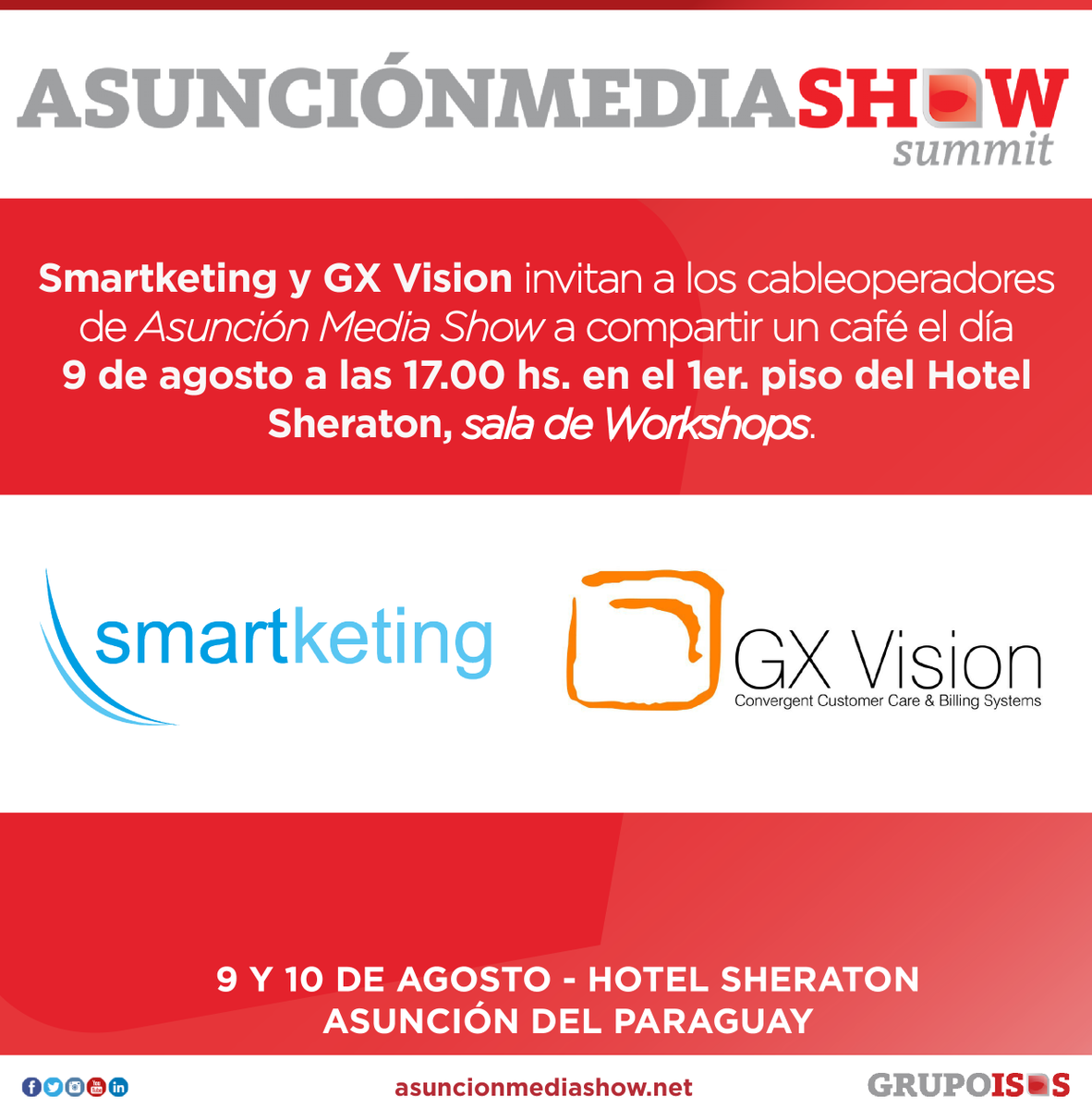 gxvision's tweet photo. GX Vision y Smartketing presentes en #AMS2017 @grupoisos https://t.co/QEacDDcjiG