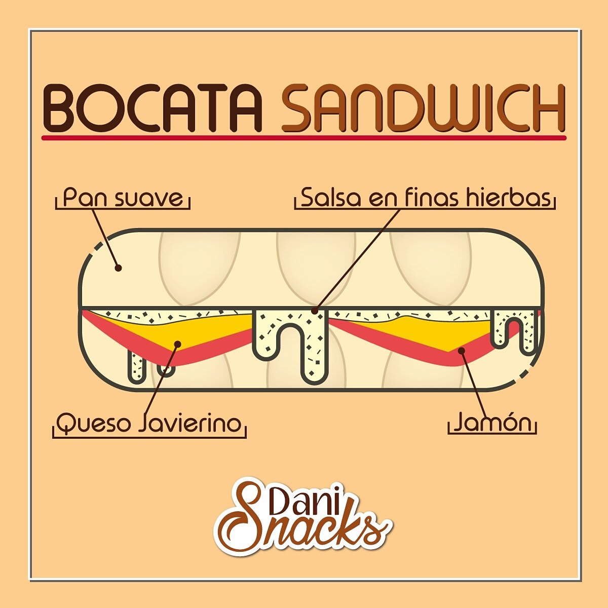 DaniSnacks's tweet photo. Ya probaste nuestro delicioso Bocata Sandwich?  Que esperas! Puedes disfrutar de él desde tu ofi o en alguna reunión social 😋😋😋 #danisnacks https://t.co/tLtSEGLYJO