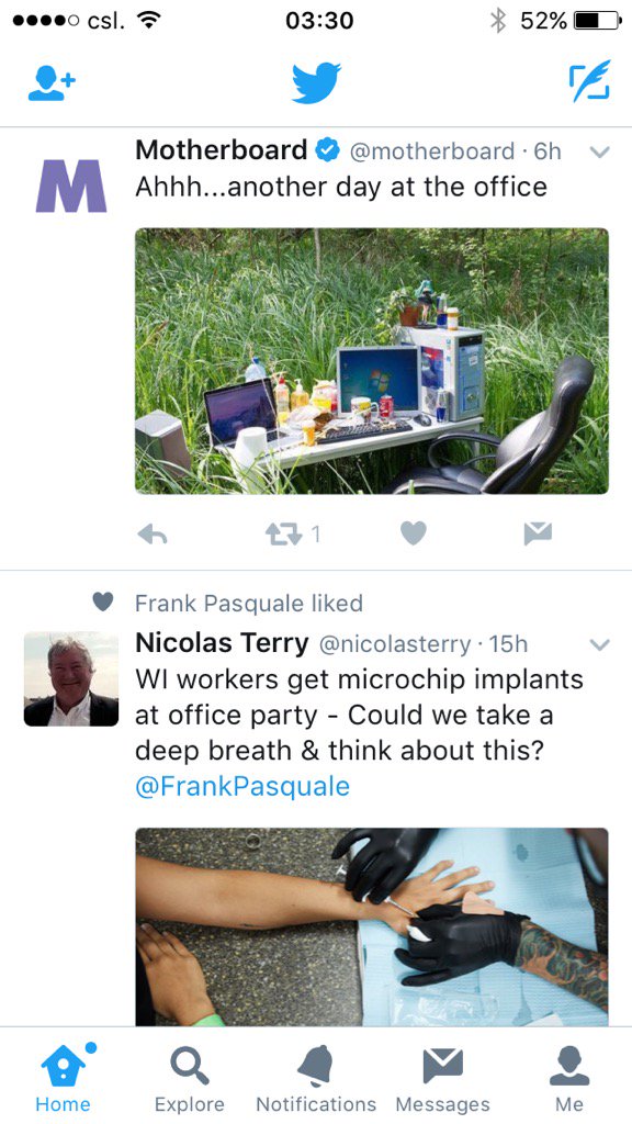 MalJayaram's tweet image. Clearly very different offices. #Microchipped #MicrochipImplants #surveillance #privacy @motherboard @nicolasterry